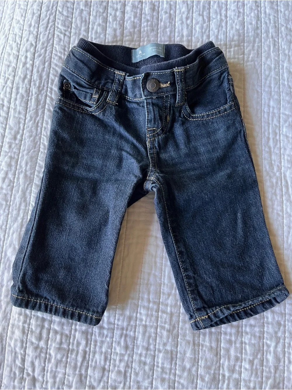 Gap & Cat and Jack Boys Bottoms Trio - Gray, Jeans & Khaki
